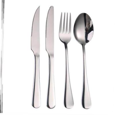 western tableware steak cutlery set knife fork spoon 1