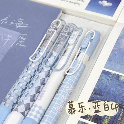 Zoecor 6Pc/Lot卡哇伊凝胶笔套装可爱的圆珠笔