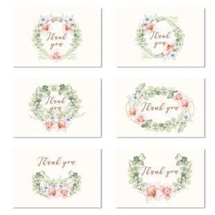 thank you card pack空白小清新感谢卡 small thankyou cards卡片