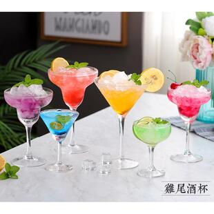 Lead-free crystal margarita glass martini glasses of red酒杯
