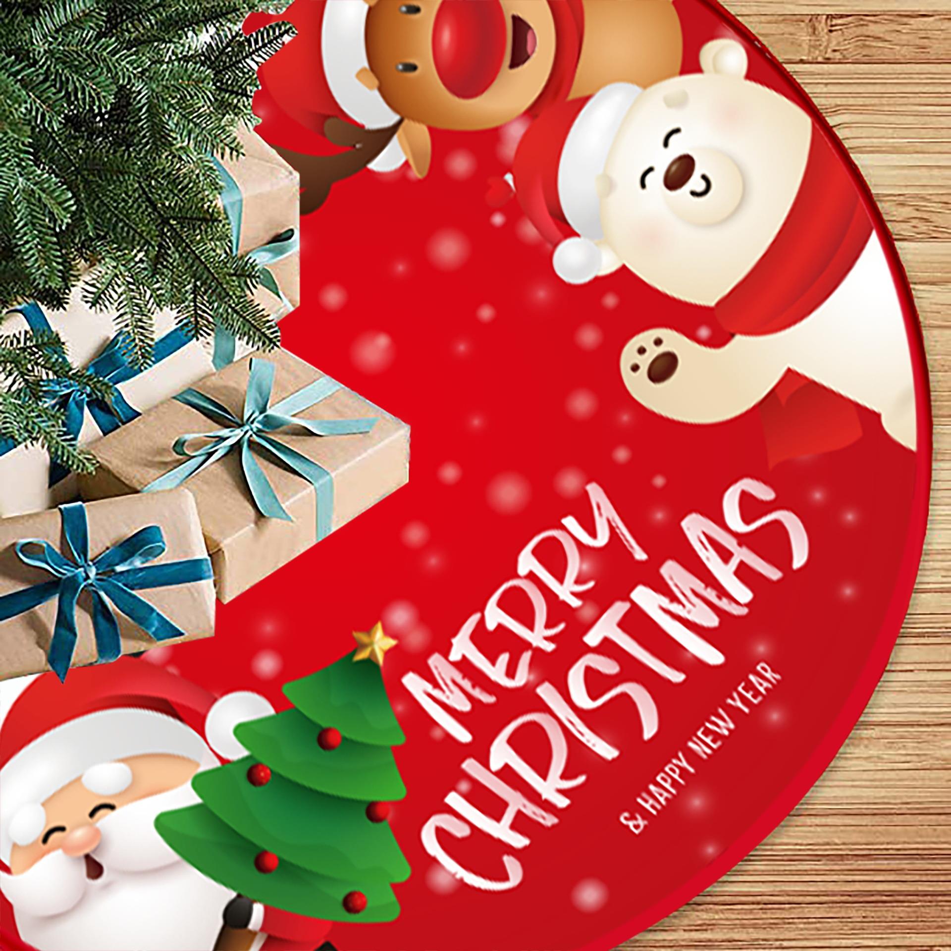 Christmas tree dress apron bottom decoration 圣诞树裙