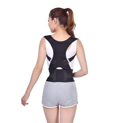 Top Magnet Posture Corrector Back Corset Belt Straightener B