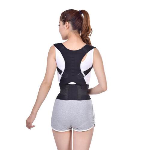 Top Magnet Posture Corrector Back Corset Belt Straightener B