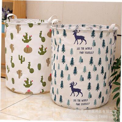 folding large size dirty clothes fabric basket laundry box
