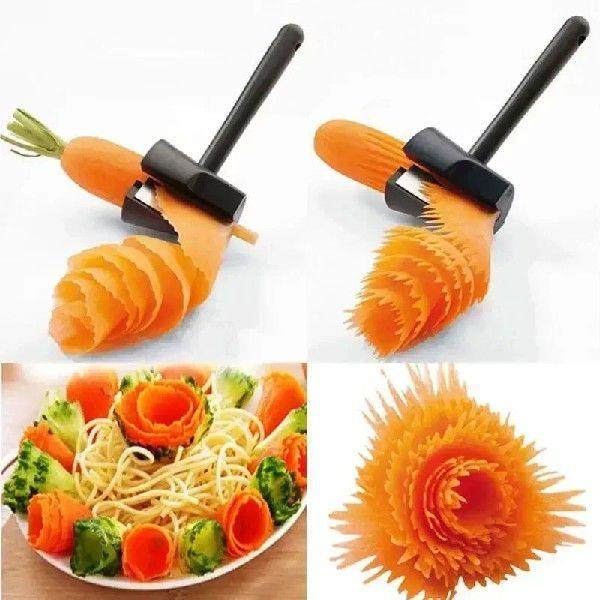 1PC Spiral Cutter Carrot Radish Potato Slicer Fruits Peeler