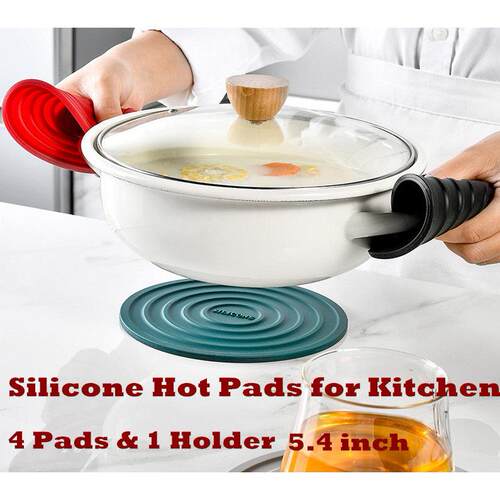 Silicone Hot Pads for Kitchen Trivet Mats for Hot Pots Pans
