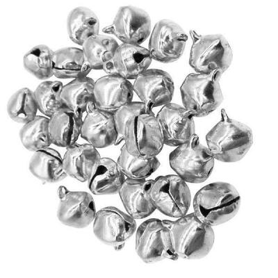100pcs Silver Jingle Bells Small Crafts Bell DIY