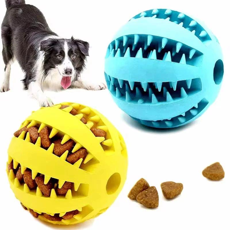 5cm Natural Rubber Pet Dog Toys Dog Chew Toys Tooth Cleaning