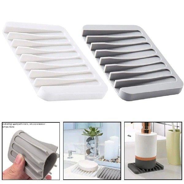 Silicone Self Draining Soap Dishes Innovative Soap Holder