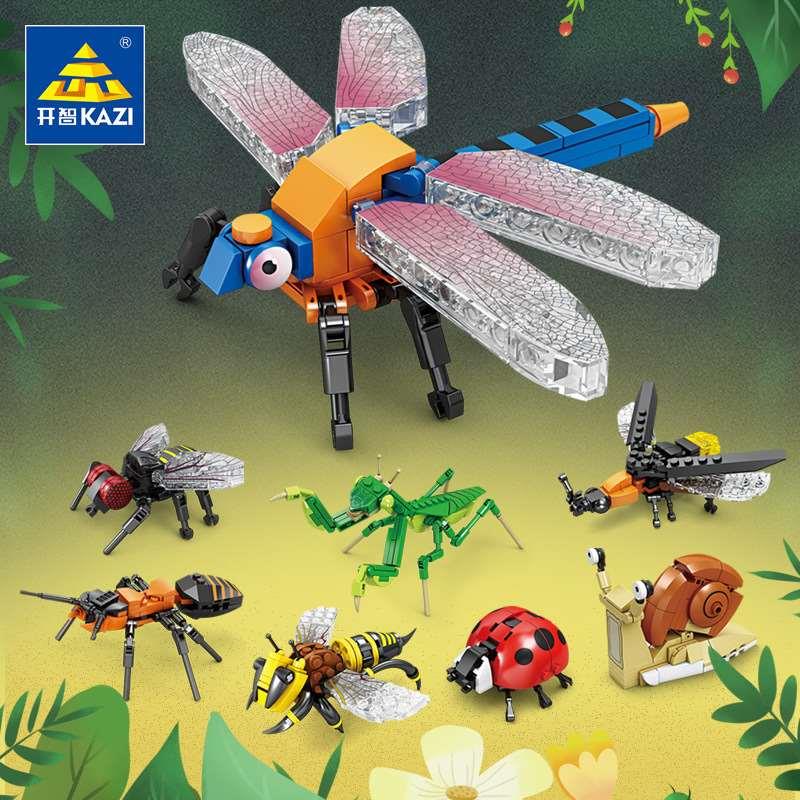 toys for kids Open intelligent animal insect girl building b