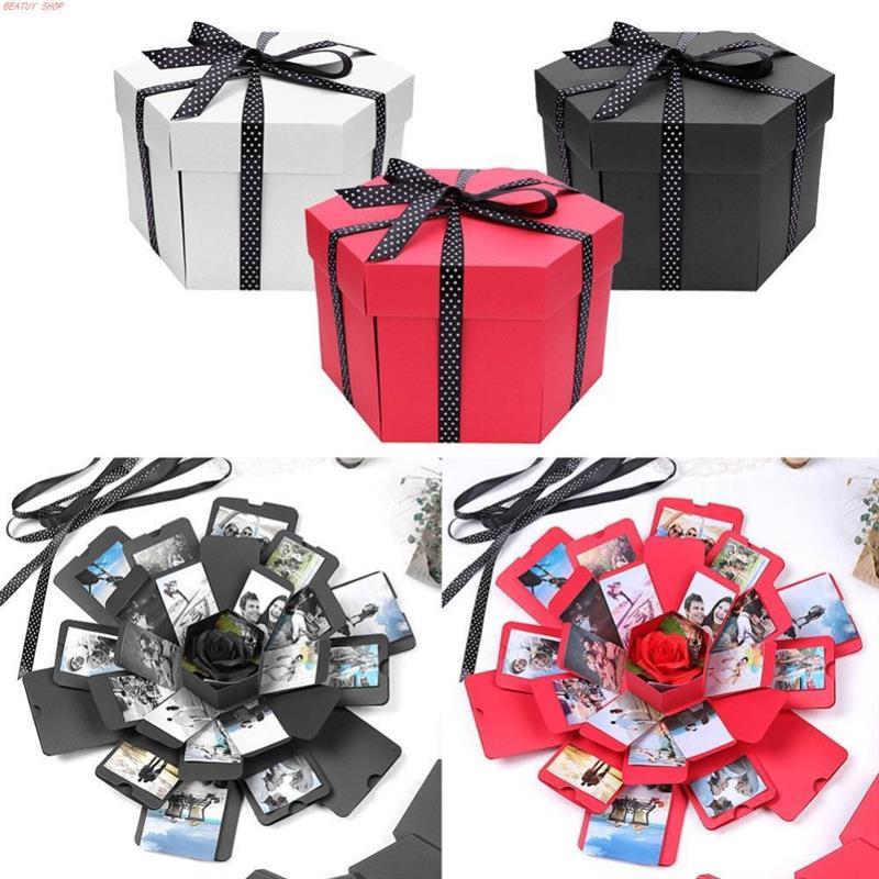 Creative Explosion Box Gift Surprise Love Paper Box Hexagona