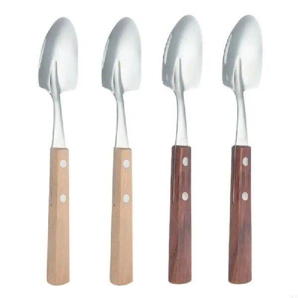 583C Set Of 2 Stainless Steel Shovel Spoons with