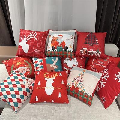 Christmas pillow cover home sofa pillow cushion cover golde