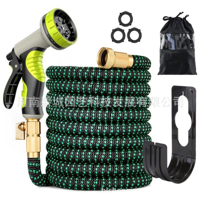 3倍伸缩水管家用高压洗车水枪魔术花园软管园艺浇花园林水管套装