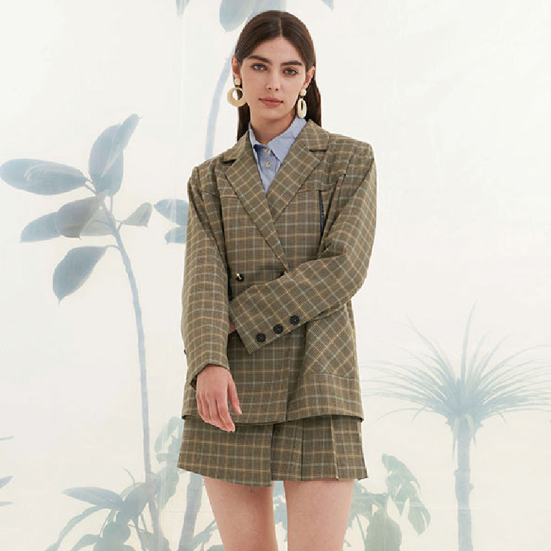 口袋长袖西装Patavinity通勤