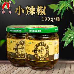 【铜鸟】龙游小辣椒爽口酱菜酸甜下饭菜浙江衢州龙游特产190g/瓶