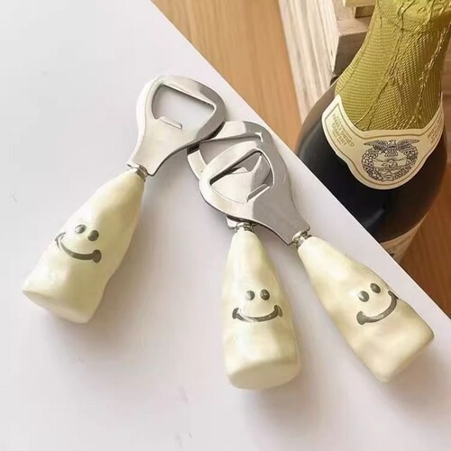 【1个】可爱笑脸开瓶器