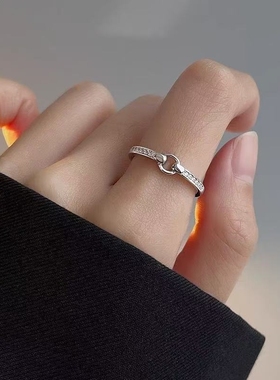 圆环相扣开口戒指 【1个装】