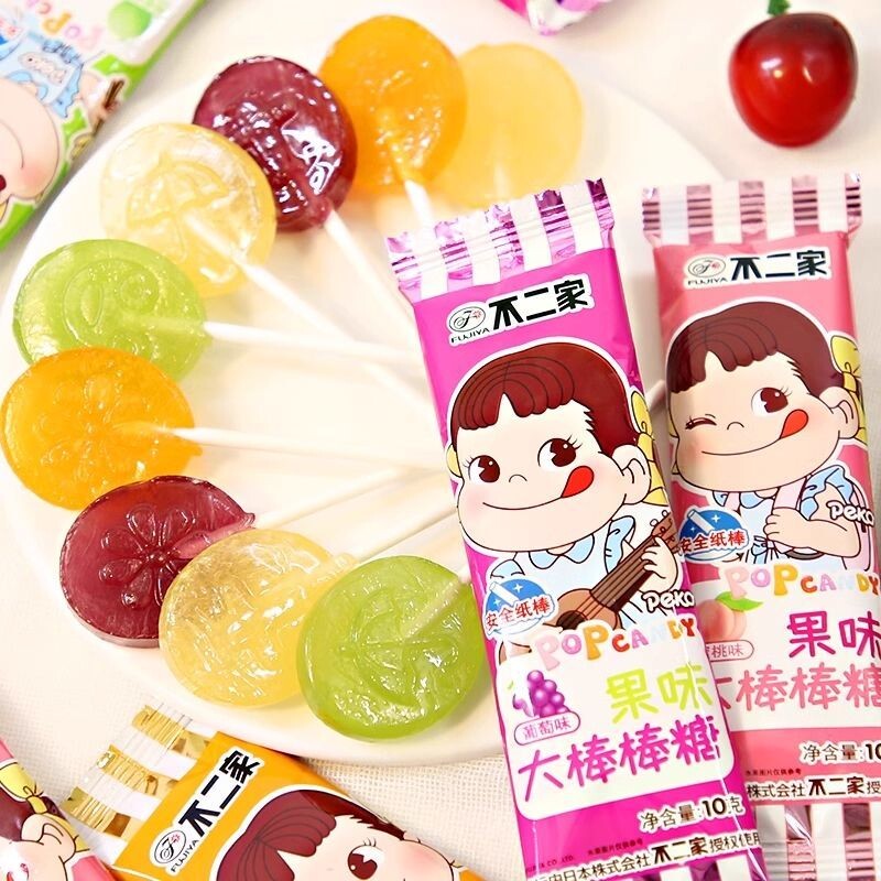 【14支】不二家大棒棒糖牛奶风味