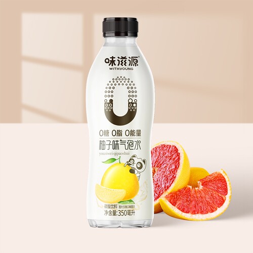 柚子味气泡水350ml*1瓶
