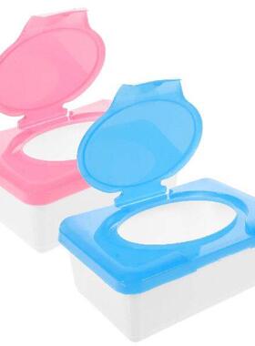 2pcs Reusable Wet Tissue Box Household Desktop Case Wet