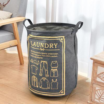 folding large size dirty clothes fabric basket laundry box