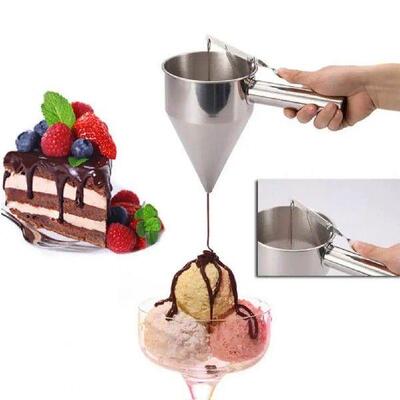 Stainless Steel Funnel Pancake Batter Dispenser With