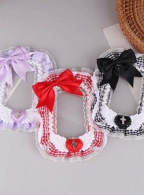 Sleeve Bow Photocard Holder DIY Fabric Pendant Photo Card