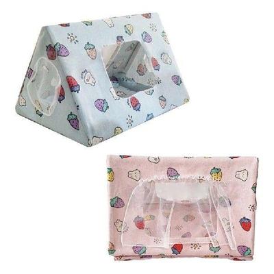 Small Animal Hideaway Tunnel Tent Guinea-Pigs Cage Toy
