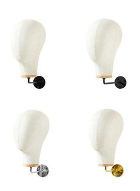 Mannequin Head Model Wall Mounted Sturdy Hat Wig Display