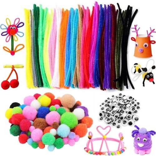 300pcs Kids Art Craft Supplies Set DIY Activities Parties 10