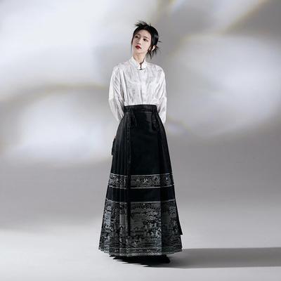 New Chinese Style Improved Horse Face Skirt Light Country Da