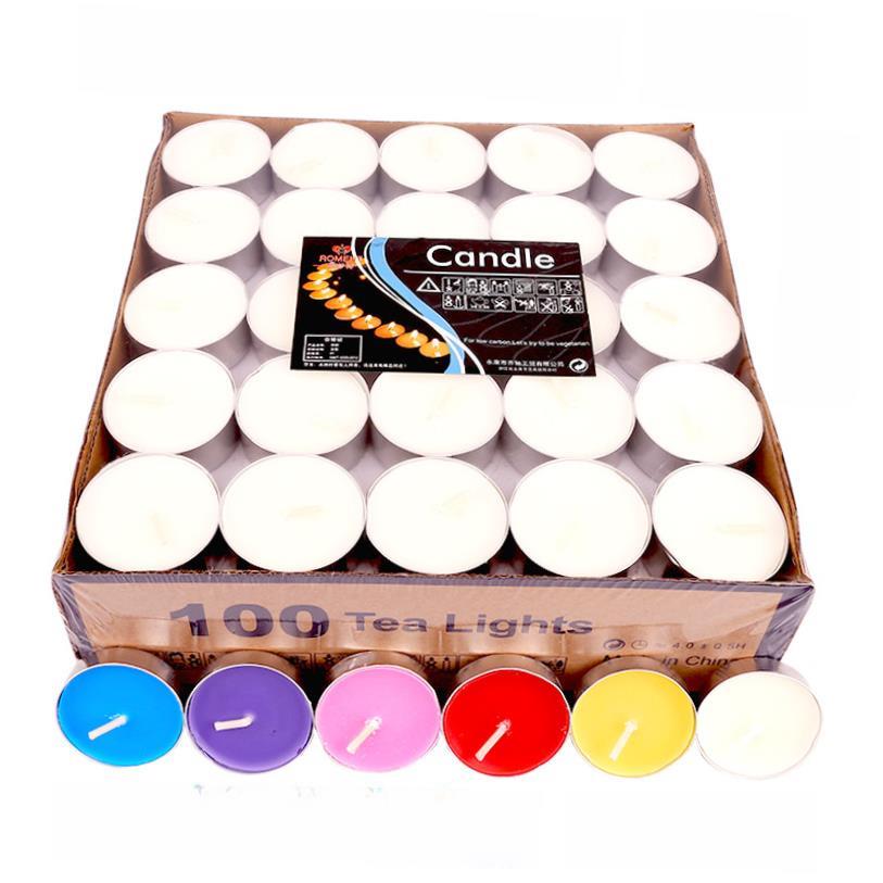50pcs/Pack Flameless Candles Tea Lights Candle Tealight