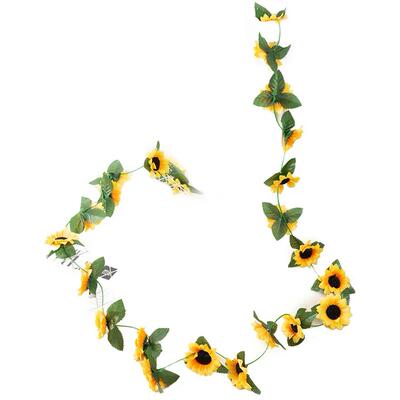 Sunflower Garland for Decoration Imitation Silk Material Bou