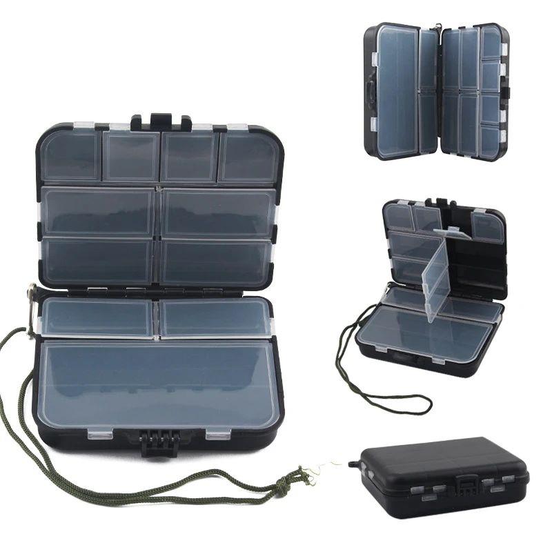 Mini Plastic Storage Case Large Capacity Flying Fishing Tack