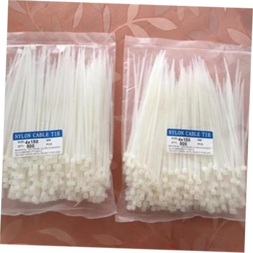 100PCS black 5X200 Self-locking plastic nylon tie cable tie