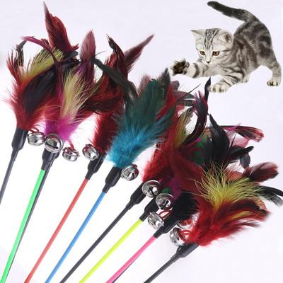 Cat Toy Feather Toy For Cats Kittens Interactive Cat Toy Pe