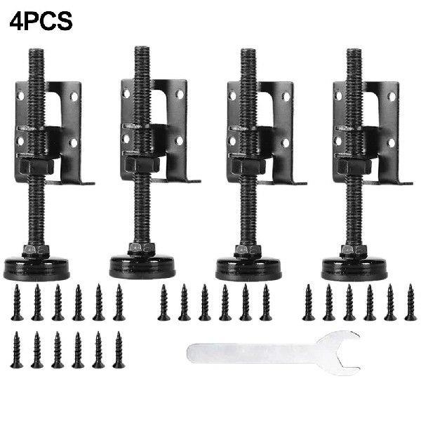 4Pcs Furniture Legs Adjustable Levelling Feet Heavy Duty