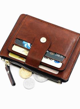 Travel Leather Men Wallets Women Credit Card Holder Cover