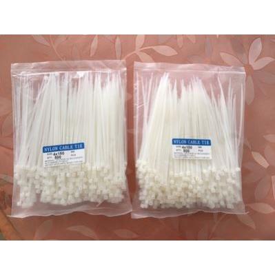 100PCS black 5X200 Self-locking plastic nylon tie cable tie