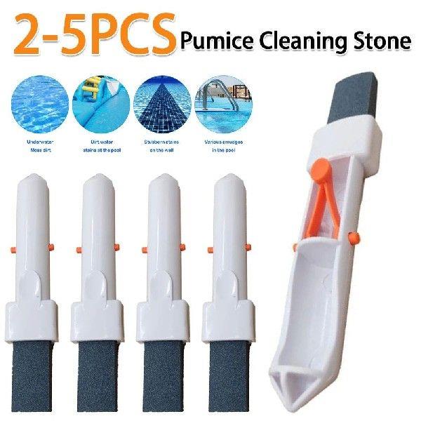 2-5PCS Pumice Cleaning Stone with Handle Swimming Pool