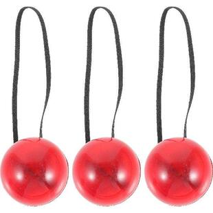3 Pcs Clothing Clown Nose Child Mens Toy Neon Plastic