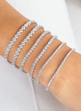 Tennis Chain Bracelets For Women Fashion Small Cubic Zircon