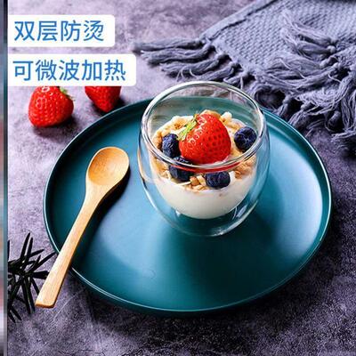 Cute Bear Double-layer Coffee Mug Double Glass Cup Carton 1