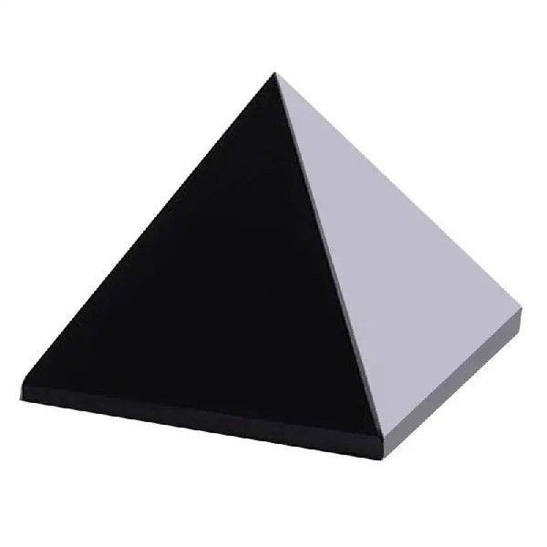 1pcs 40mm New Obsidian Pyramid Living Room Natural Crystal