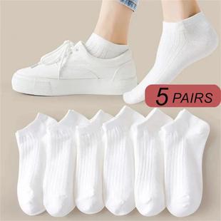 5 Pairs/Pack Ankle Socks Women Invisible Sweat-a