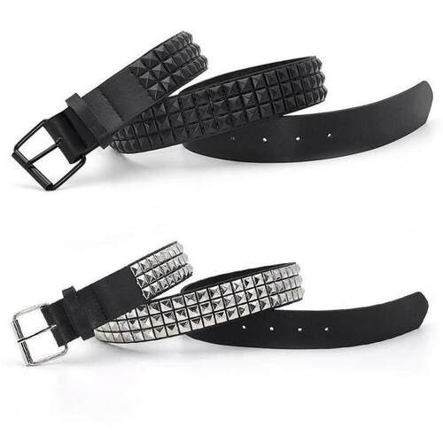 Pyramid Fashion Rivet Belt Men&Womens Studded Belt Punk Roc