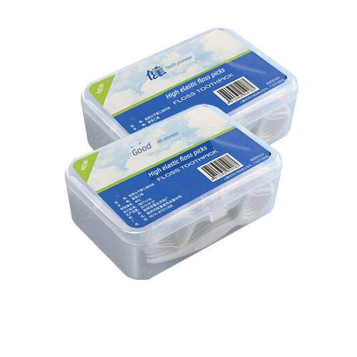 100pcs Dental Floss Flosser Picks Toothpicks Teeth Stick