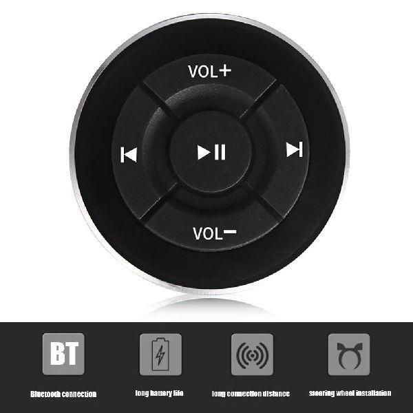 Bluetooth Car Steering Wheel Bike Handlebar Media Remote