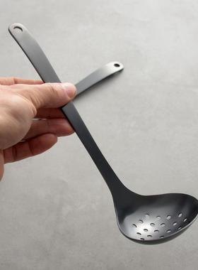 304 Stainless steel black Hot pot Drink soup spoon large